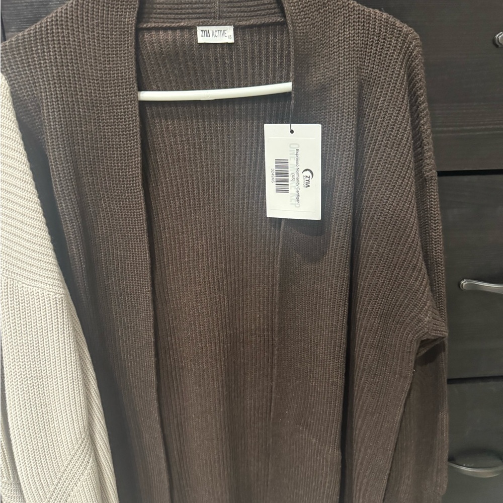 ZYIA Espresso Normandy Cardigan